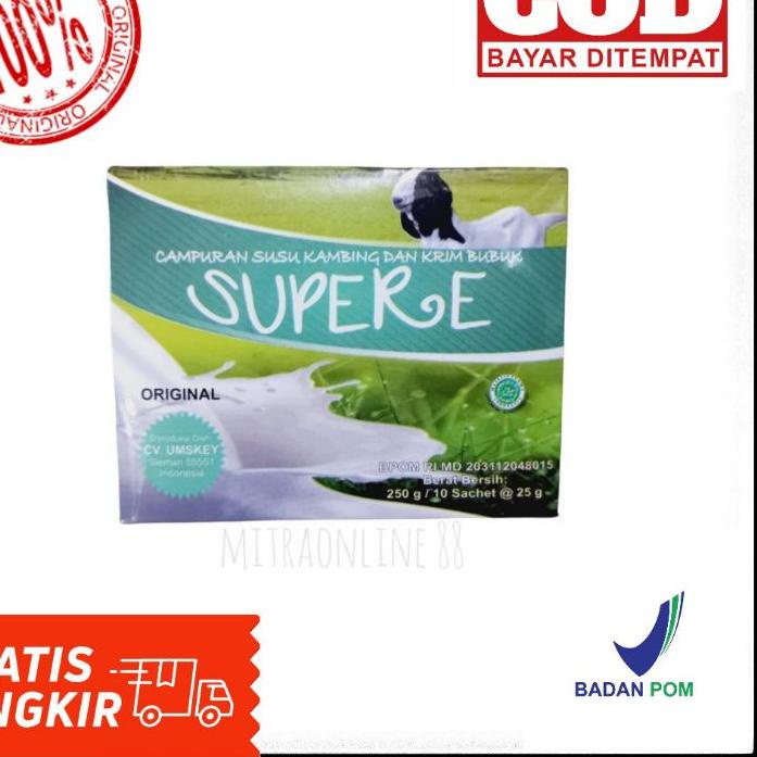 

Quality Control✅Susu Kambing SUPER E | 1 Box @10 Sachet|RA6