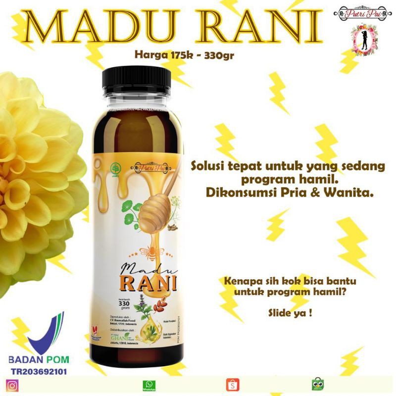 

madu Rani promil putripai Tangerang Selatan