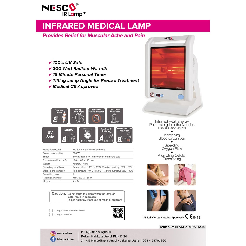 Infrared Lamp Nesco +  (Dekstop), SN-51