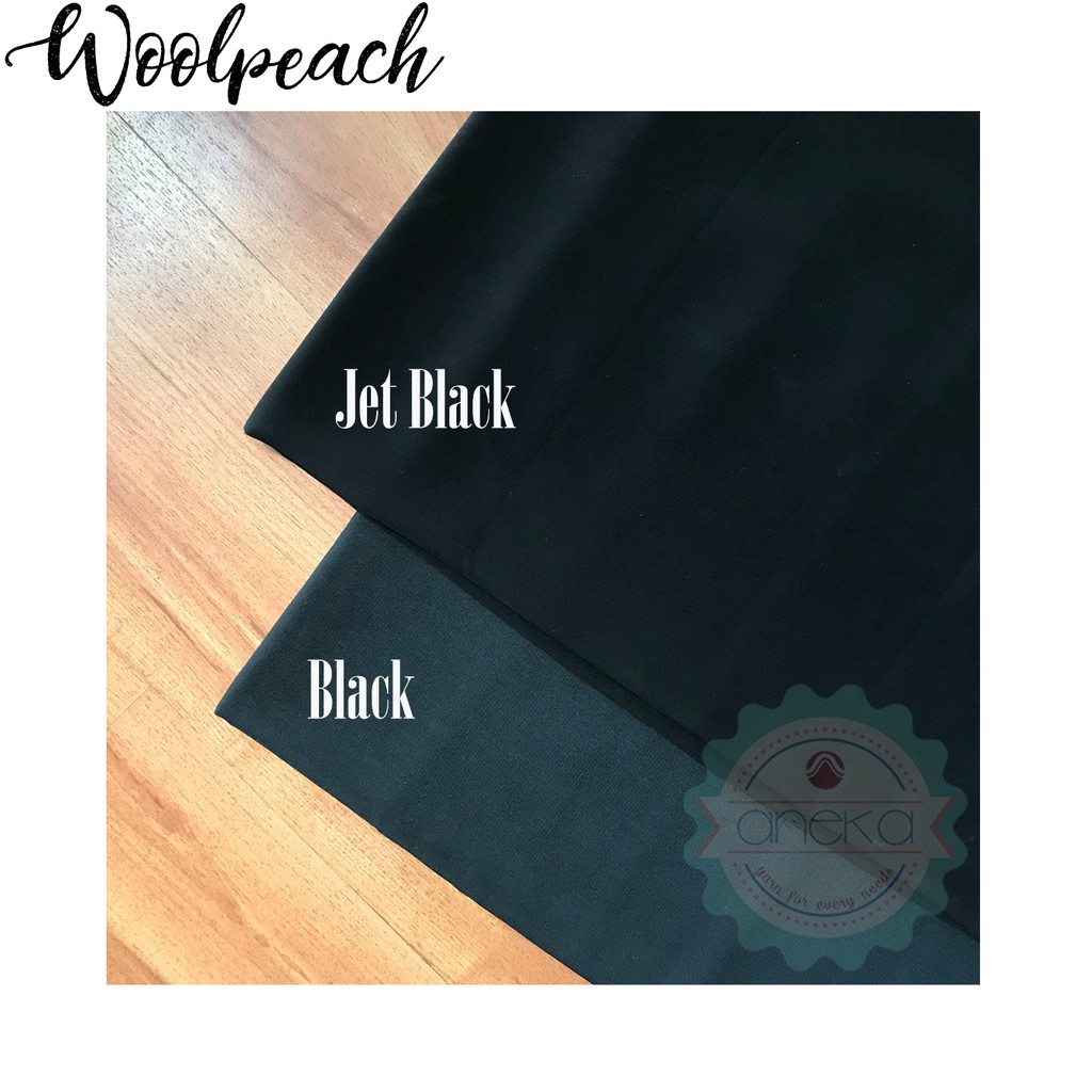 Kain Wolfis / kain GAMIS / JILBAB Jetblack Leuwitex PER YARD Termurah!!