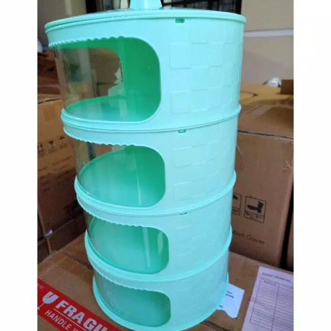 BANTING HARGA Food Storage 4 Susun Food Storage 4 Layer - Hijau Mint