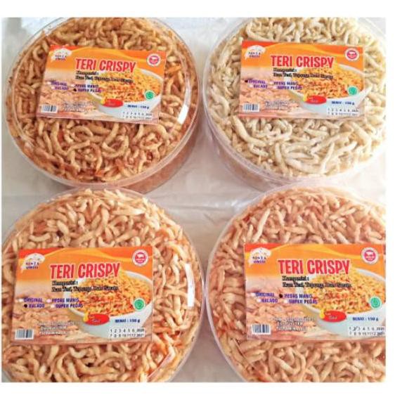 

Star 3.3 Teri Crispy Kualitas Super 150g Toples - Teri Krispi Madura Teri Krispi mpsi Non Msg - Ter