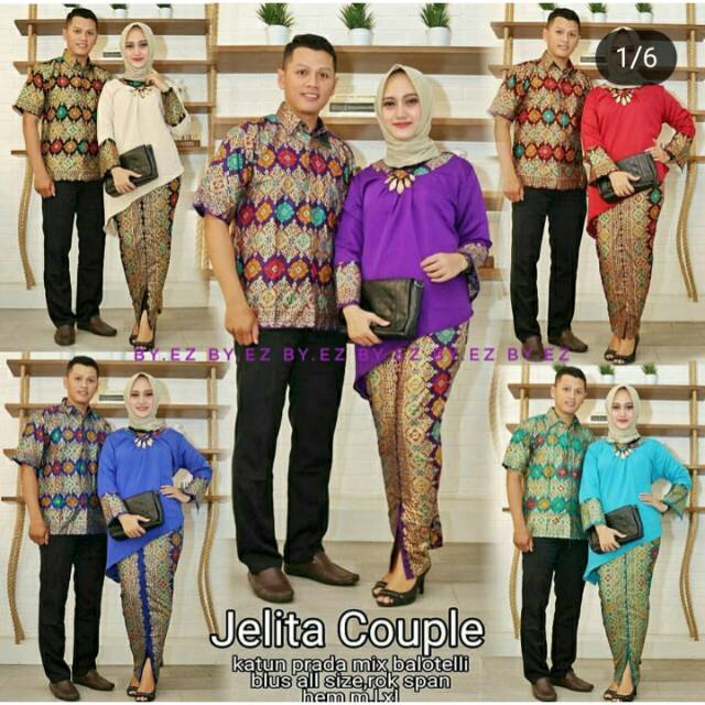 Couple JLITA, batik couple kekinian couple, couple kondangan, couple modis,casual couple,ootd couple