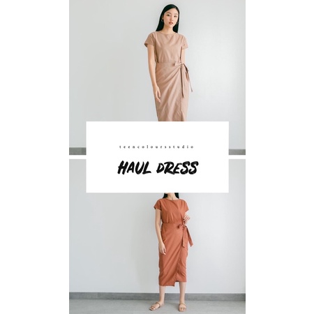 TCS | Haul Dress - Midi dress - Dress Rok Lilit - Korean Dress - Dress Korea