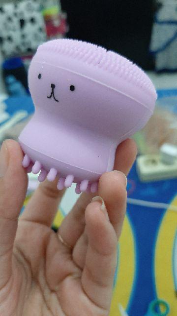 Octopus Silicone Brush Alat Cuci Muka Silikon Sikat Multi Fungsi