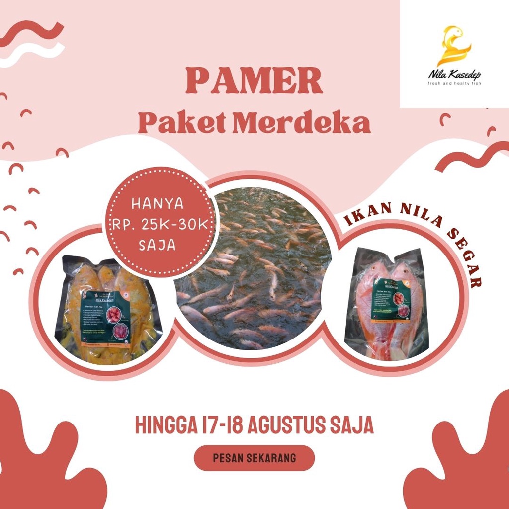 

Ikan nila hitam dan merah, bumbu kuning