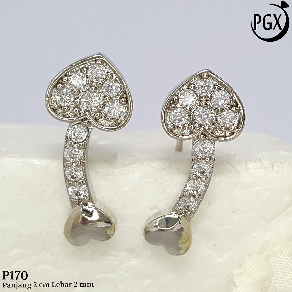 PGX Anting Panjang Korea Xuping Lapis Emas Aksesoris Perhiasan Premium - P170