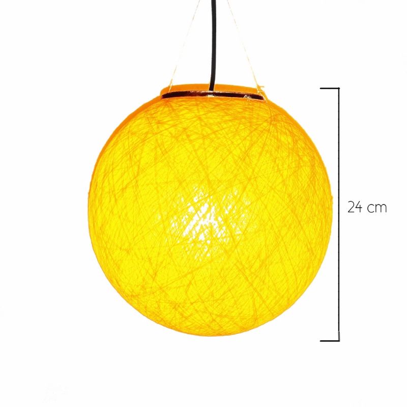 PALING LARIS Lampion Benang Gangung 24cm / Lampion Benang Gantung/ Lampion Dekorasi / Lampu Gantung