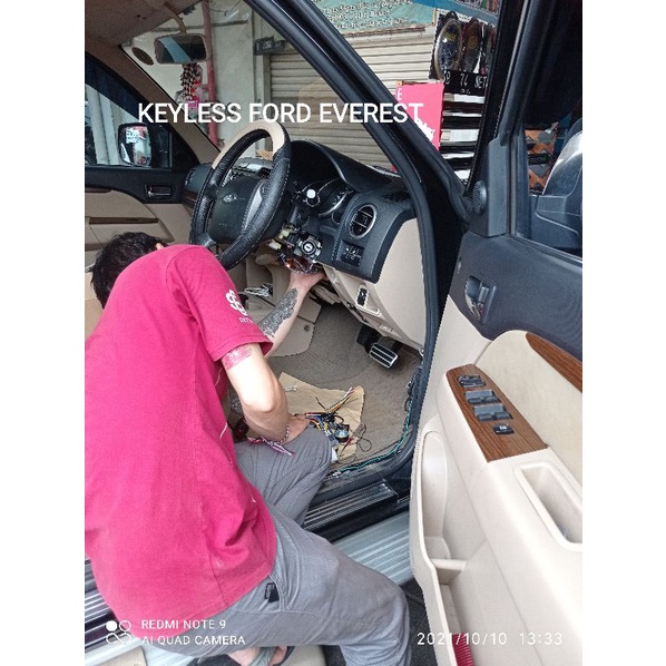 KEYLESS PKE Ford Everest/Engine Start Stop Ford Everest + Pasang/Alarm Mobil PKE
