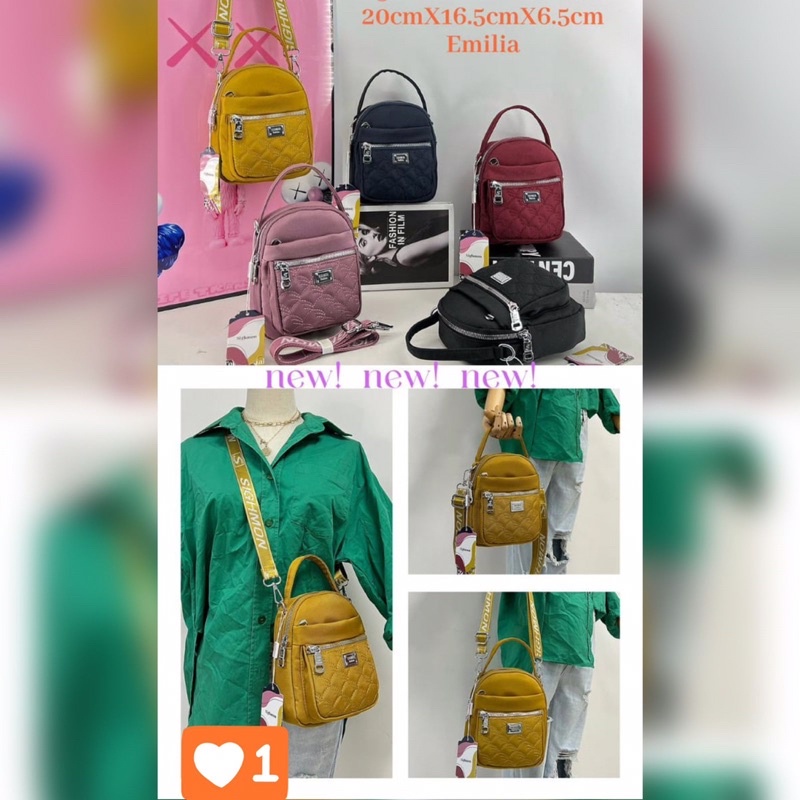 Ta Slempang Wanita Sighmon 110 bahan Kanvas. Tas Wanita Tas Sighmon ORI Tas selempang wanita Import Tas Sighmon Selempang Best Seller.!!!!