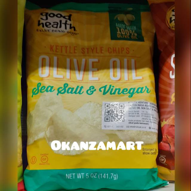 

Good Health Olive Sea Salt & Vinegar 141gr