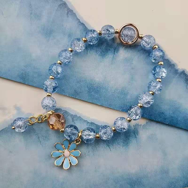 GELANG WANITA FASHION JEWELRY DAISY BLUE SEA