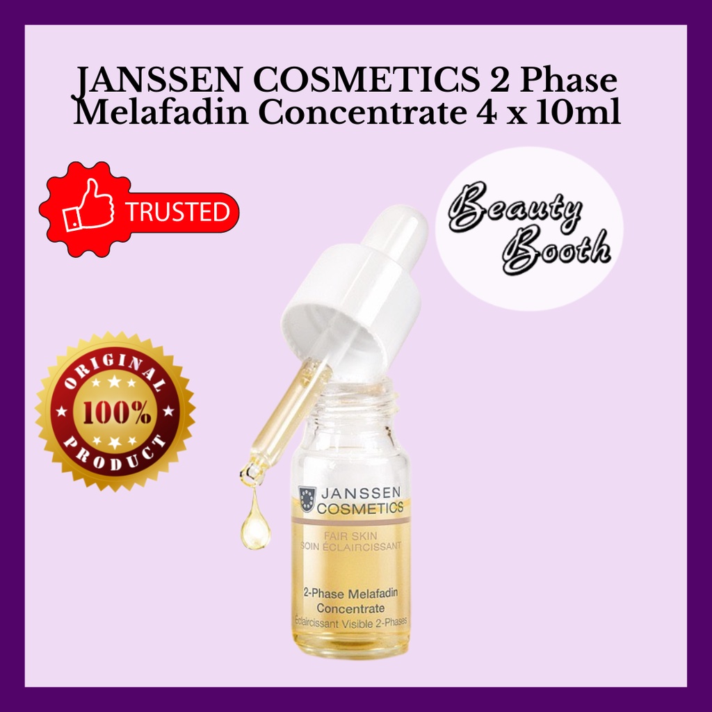 JANSSEN COSMETICS 2 Phase Melafadin Concentrate 4 x 10ml Janssen 2phase Melafadin Flek Membandel