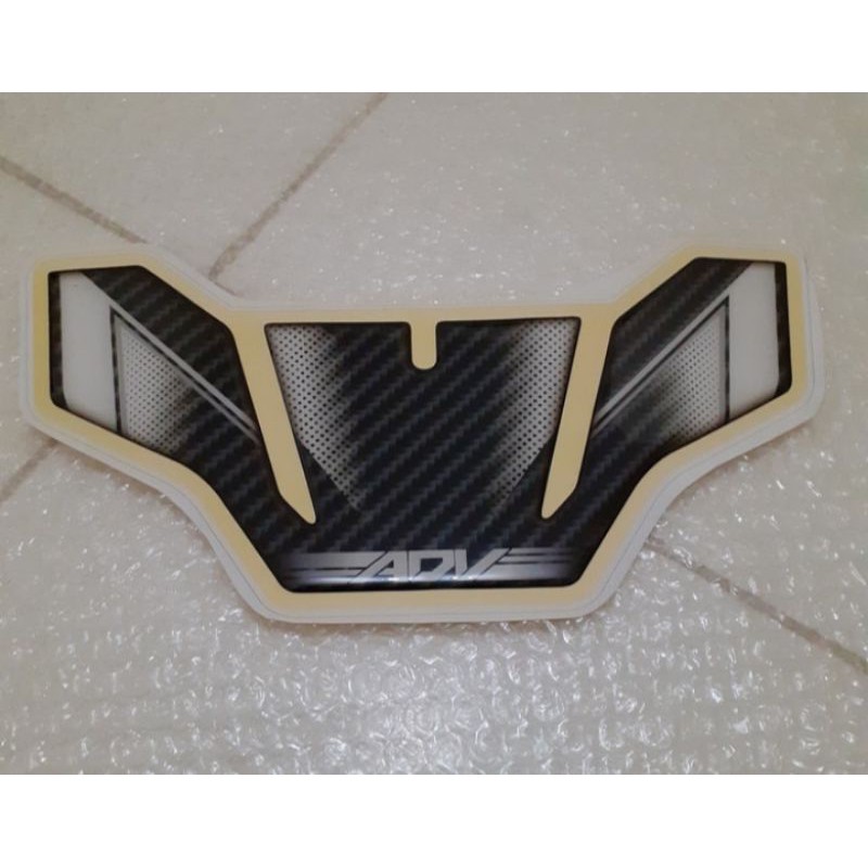 Stiker tailpad lampu stop Honda ADV 160 ADV 150 carbon resin premium