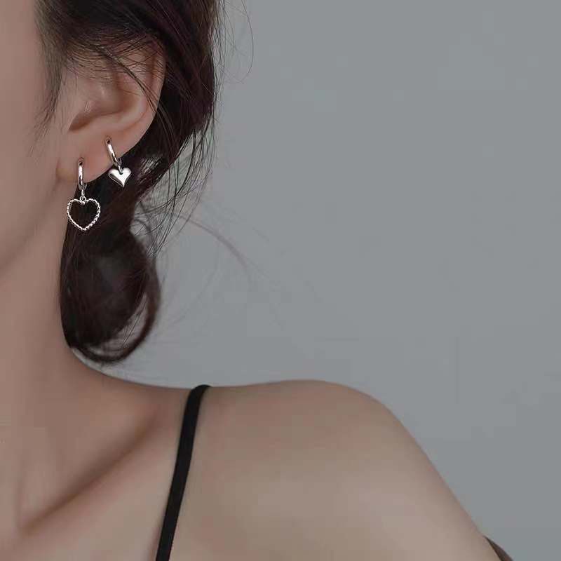 IFYOU Set Anting Stud Desain Kupu-Kupu Aksen Mutiara Warna Emas Silver Gaya Bohemian Untuk Wanita