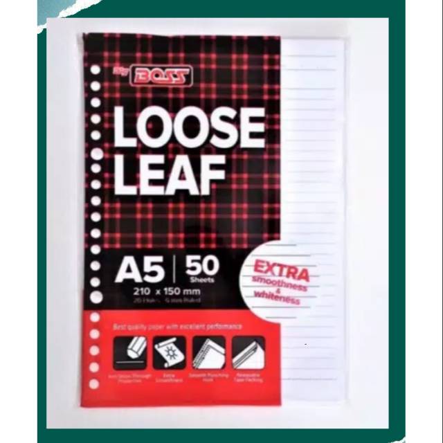 

Binder Loose leaf A5 isi 50