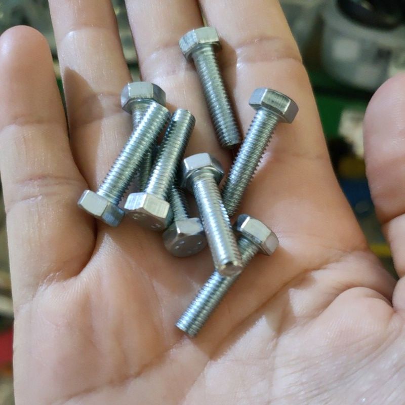 baut m5x20mm kunci 8 galvanis /baut galvanis m5x2cm baut kepala kunci m5x20 panjang 20mm/ baut bmp m