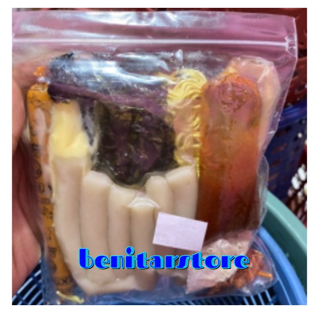 

BENITARSTORE||RAPOKKI HOMEMADE 1 pack isi 6 pcs tteok + potongan kecil keju mozarella