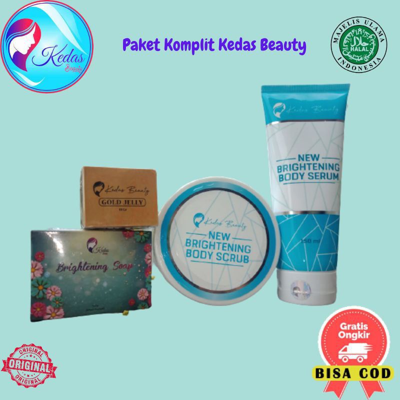 paket lengkap kedas beauty 4 in 1