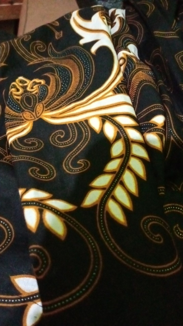 Batik Couple Keluarga Sania Ruffle Ori Ndoro Jowi Dnt