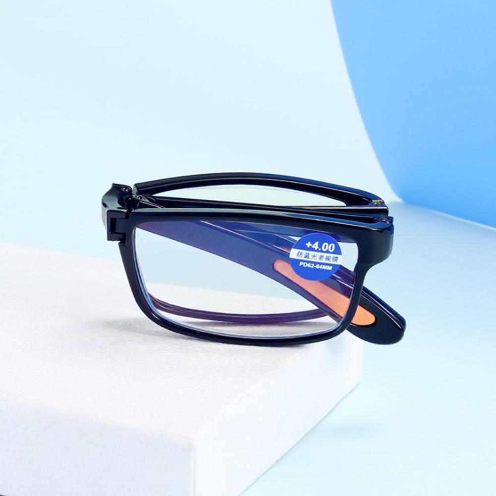 Kacamata Baca Lipat Populer High-definition Ultralight PC Frame Flat Mirror Eyewear