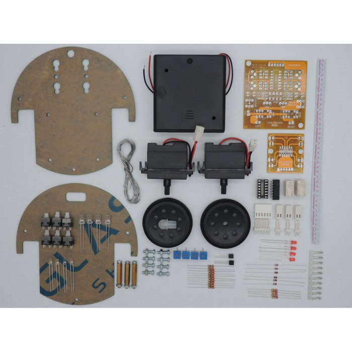 Kit Robot Line Follower /Line Tracer Analog V2 with 4 VR 4 line Sensor