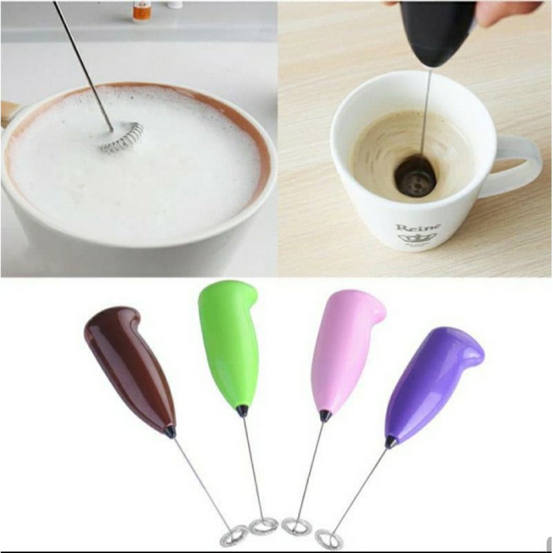 [ PROMO ] Milk Frother Pengaduk Pembuat Buih Wisking Susu Kopi Mixer Pengocok