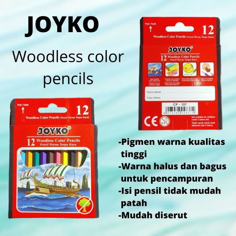 

Joyko Pensil Warna 12 Kecil