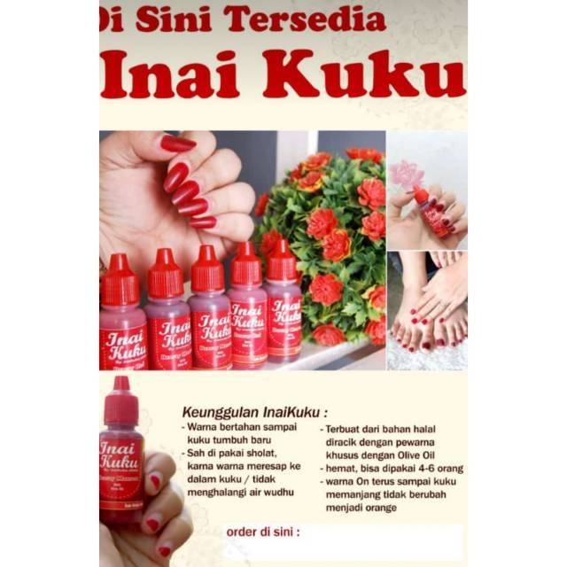  Inai  kuku  NY1 inaikuku kutek halal halal inai  kuku  pacar 