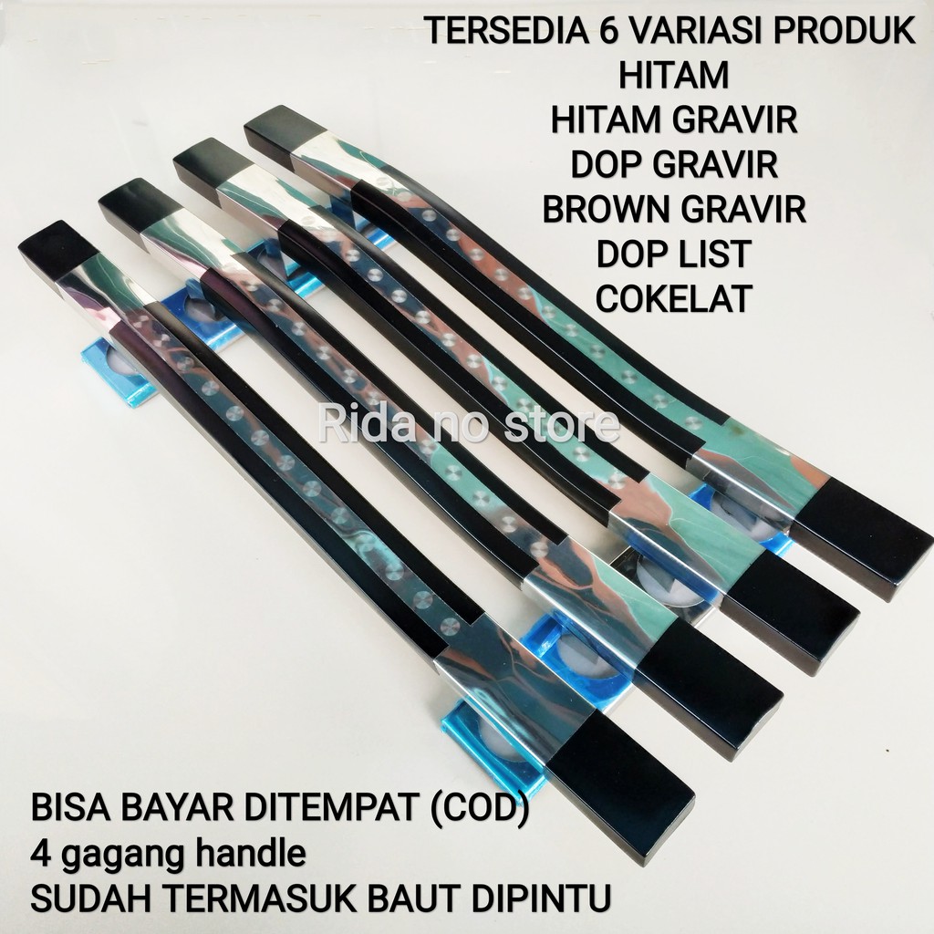 ( 45 cm isi 4 pcs handle ) handle pintu rumah / gagang pintu / tarikan pintu / pegangan pintu rumah