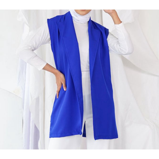 Blezer Mono Vest/Blazer Tanpa lengan