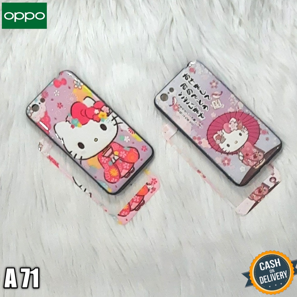 Case Hp Oppo A71 Fuze Disney Case + Tempered Glass