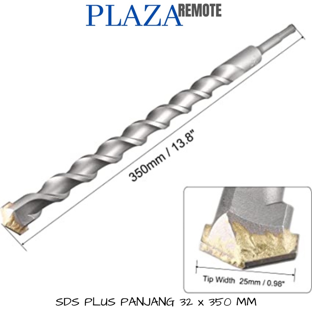 MATA BOR BETON SDS PLUS ELECTRIC HAMMER DRILLING BIT 32 X 350 MM