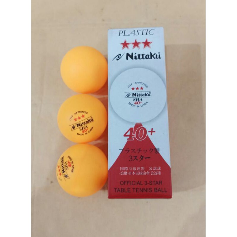 Bola pingpong nitaku 40+ bintang 3