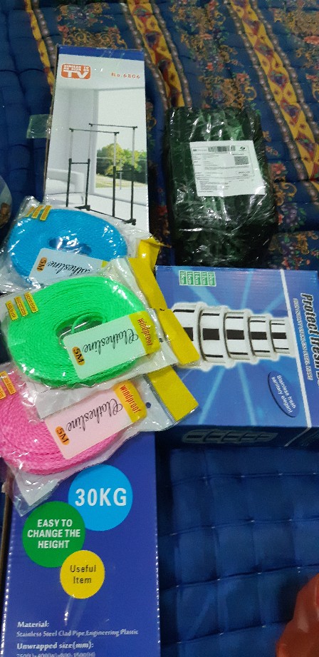 Tali Jemuran 5 Meter Tali Jemuran Warna Warni  Clothes Line  Tali Jemuran Baju Serbaguna