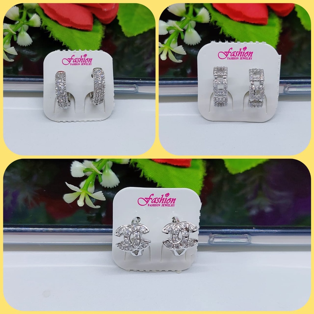 Anting permata lapis emas perhiasan xuping 0220-0229