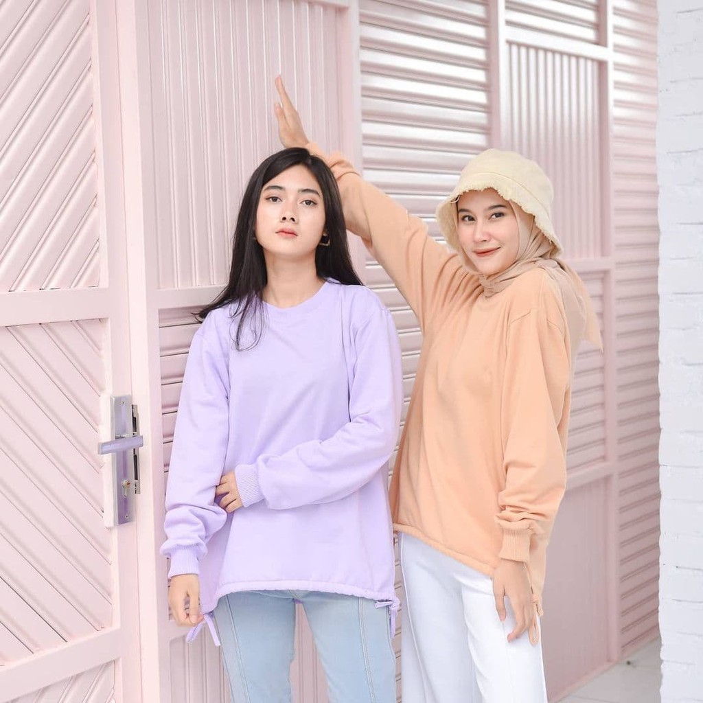 Nara Grosir - Sella Kerut Sweater l Fashion Sweater Terbaru