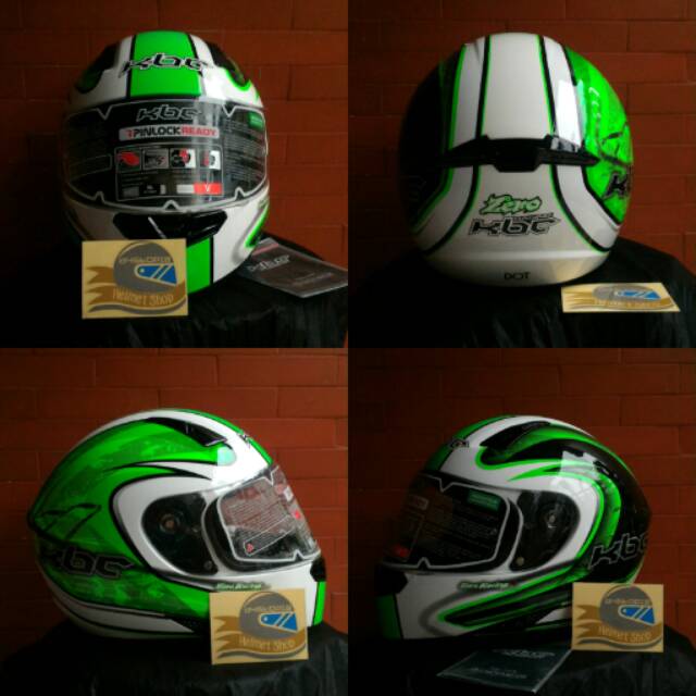 Helm KBC VK-Zero Green/White