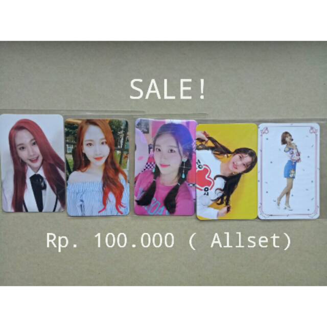 SALE  MOMOLAND OFFICIAL PHOTOCARD
