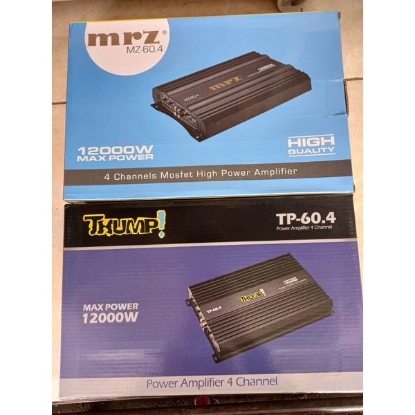 power 4 chanel BAPJ "MRZ/THUMP