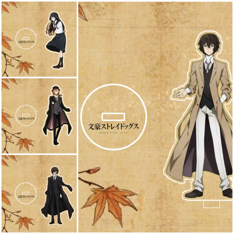 Bungo Stray Dogs Stand Figure Akrilik / Dazai Osamu / Naomi /Atsushi / Chuuya Nakahara