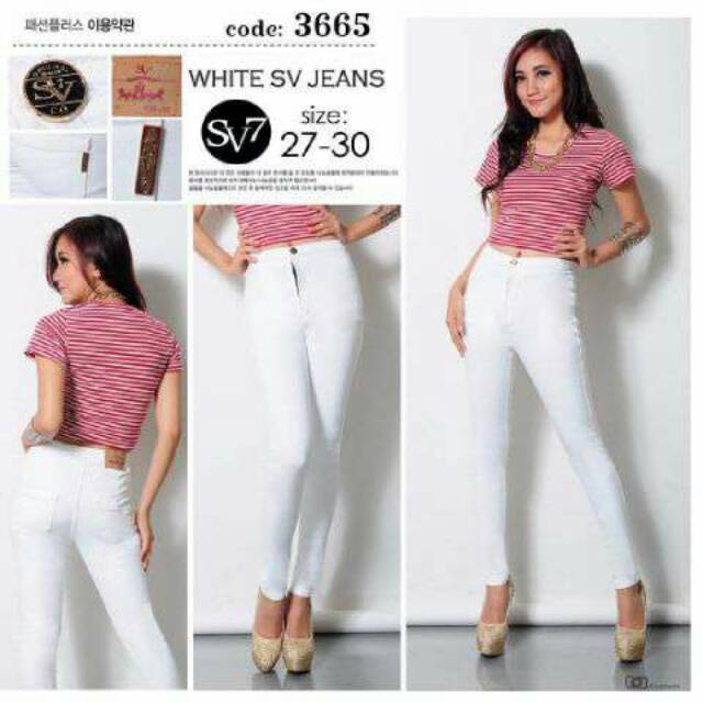 HW SV7 ORIGINAL JEANS WHITE