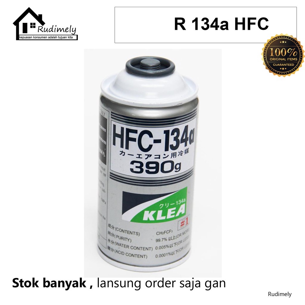 KALENG HFC 134a  isi 390 Gram-GOLD