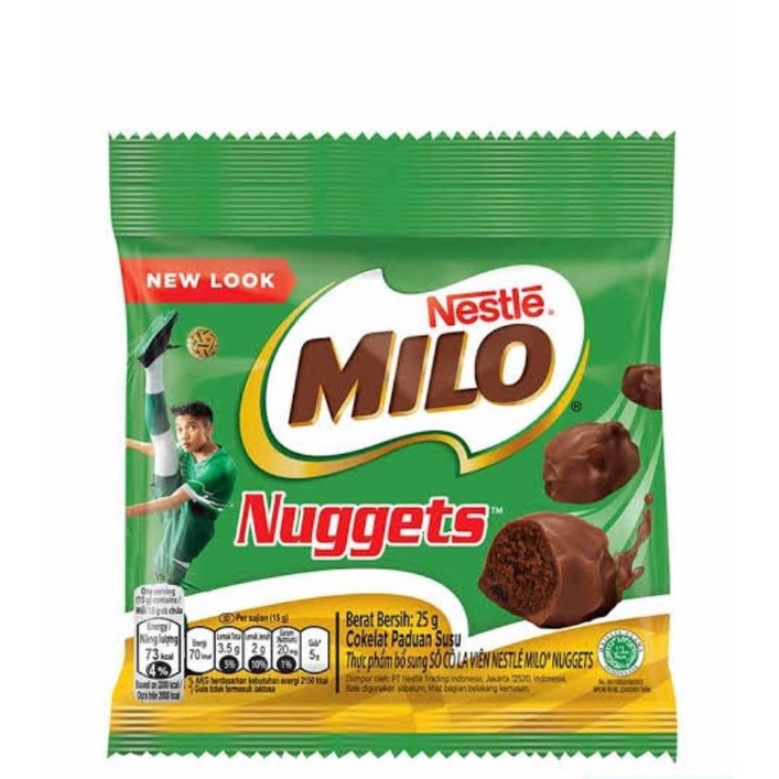 

(3 PCS) COKELAT NESTLE MILO NUGGETS 25GR