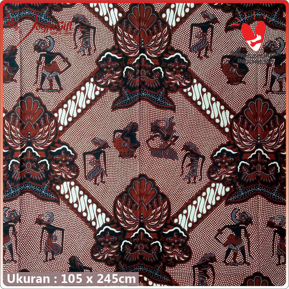 Kain Batik Jogja motif Ciptoning Wayang