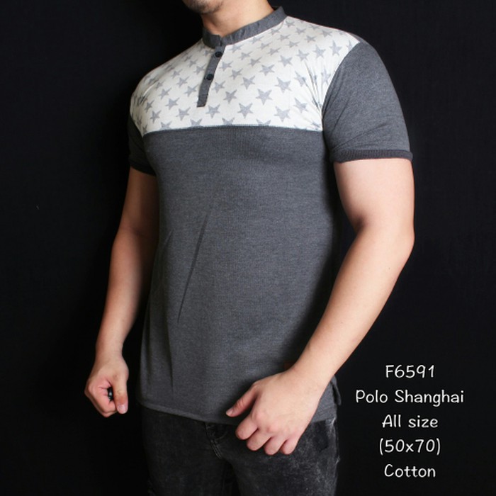 TERMURAH  POLO SHANGHAI/KAOS KERAH SHANGHAI /KAOS KERAH PRIA / F6