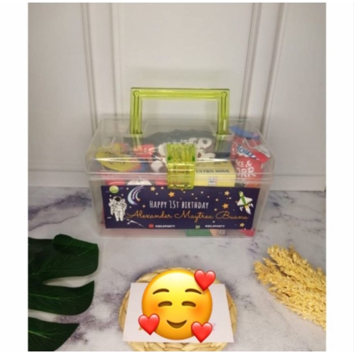 

✨ BISA COD ✨ SNACK ULTAH BOX - GOODIE BAG ULTAH ANAK - BOX ULANG TAHUN - Paket Box 1