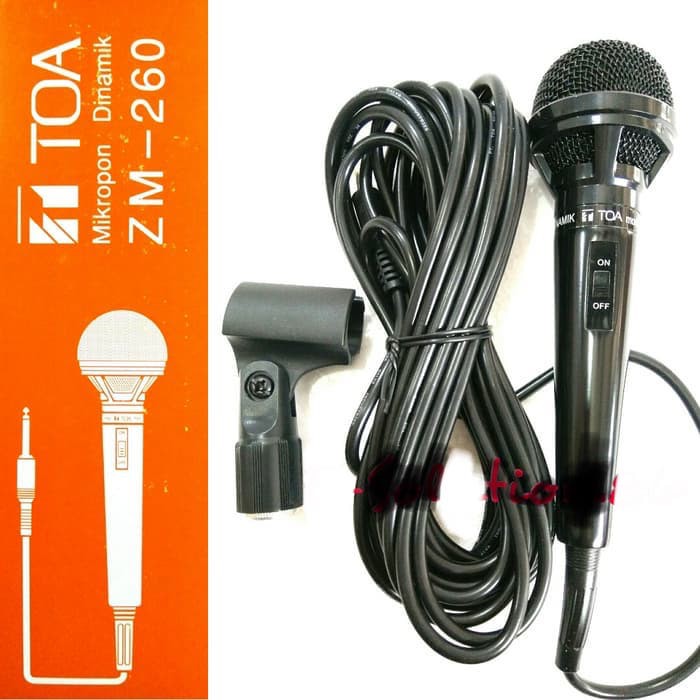 MIC TOA ZM 260/MIC KABEL TOA ZM 260 ORIGINAL