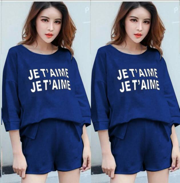 FWG - SET JET AIME / STELAN TERBARU WANITA / SET WANITA KOREA / SET WANITA PRINTING