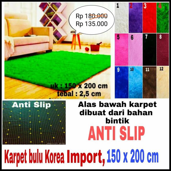 Karpet Bulu Rasfur, 150 X 200 Cm